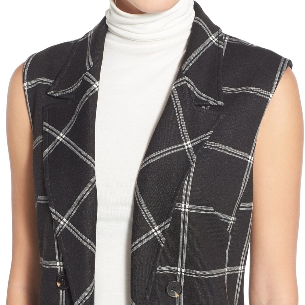 Halogen Double Breasted Long Vest (Petite) - Picture 3 of 8